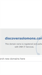 Mobile Screenshot of discoversolomons.com